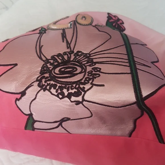 Vintage Coach Poppy Pink Floral Tote - Picture 10 of 12